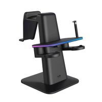 soporte de carga vertical kiwi design para meta quest 32pro rgb magnetico
