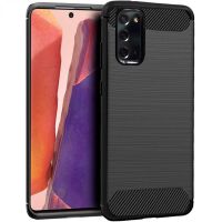 cool funda carbon negro para samsung galaxy note 20