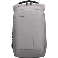 kingsons ks3149w-lg 156 laptop backpack - light grey grey