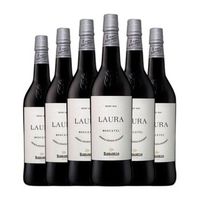barbadillo vino generoso laura jerez-xeres-sherry media botella 37 cl 19 vol pack de 6 unidades