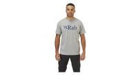 camiseta rab stance logo gris hombre