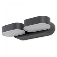 aplique de exterior led kansas 10w