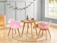 mesa de comedor madera color natural claro