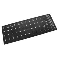 etiquetas adhesivas negras para convertir teclado en idioma castellano