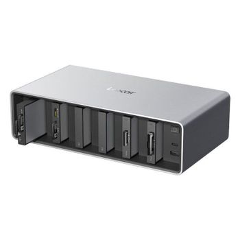 Base de conexión Lexar LPWF800N-4A1NGL 6 Bahías Thunderbolt 4 Aluminio Gris