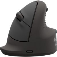 raton fellowes 100143581 vertical bluetooth usb-c 2400dpi negro ergonomico silencioso