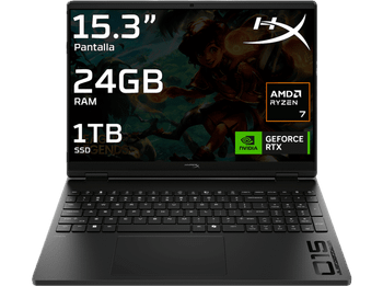Portátil gaming - HP HyperX OMEN 15-gb0007ns, 15.3 
