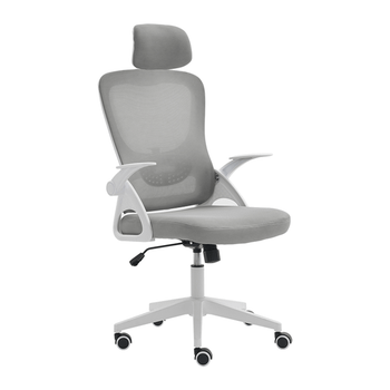 SILLA ERGONÓMICA NETWAY CH-AIR GRIS BLANCA