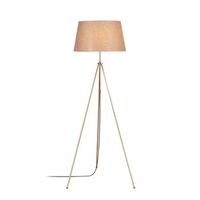lampara de pie tripod-4062 marron claro vintage metal 65x65x165 cm