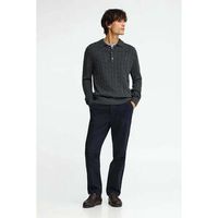 polo club jersey rigby go cable polo neck wool koil para hombre