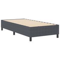 cama de plataforma gris oscuro 90 x 200 cm tela de pana vidaxl
