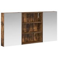 juego de muebles de bano con estante 3 pcs 100 x 105 x 50 cm vidaxl