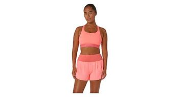 Sujetador asics road compression coral  mujer