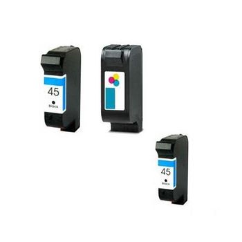 Compatible Multipack HP DeskJet 930c Printer Ink Cartridges (3 Pack) -51645A