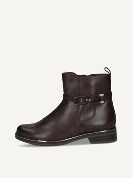 CAPRICE Bootie, brown, made of Leather without heel, Size 39