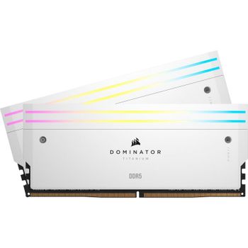Corsair Dominator Titanium DDR5 6400MHz 64GB 2x32GB CL32 XMP Blanco