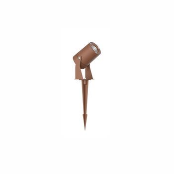 Sair - Foco Led Redondo De 10 W Ip65 Corten 2200k - Luz De Jardín Para Plantas O Setos H36cm - Beneito Faure