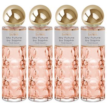 Pack De 4 Eau De Parfum Mujer Saphir My Future 200 Ml