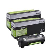 original multipack lexmark mx611de printer toner cartridges 2 pack -60f0ha0