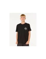 camiseta rip curl staple nino negro