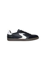 zapatillas skechers hotshot - pyke hombre black duraleathersuedewhite trim