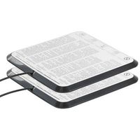 conjunto de 2 calentadores manuales tradicionales para cama de agua de ceramica dormitorio negro delta