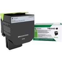 lexmark 71b2hk0 black original high capacity return program toner cartridge