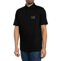 armani exchange polo polo con logo de caja para hombre