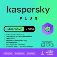 kaspersky plus internet security 1 dispositivo licencia 2 anos descarga digital