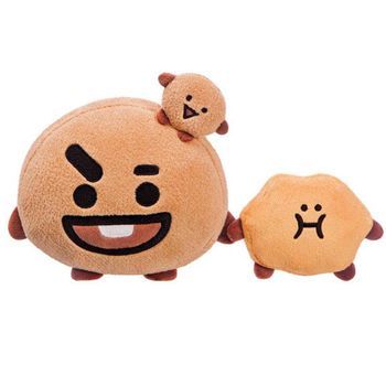 Peluche De 20 Cm Modelo Shooky Con Pequeño Compañero Ultra Suave