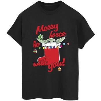 Disney Camiseta Merry Force Be With You para mujer