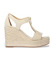 michael kors para mujer 40s4brms9d sandalias berkley beige 40 tela mas de 10cm cremallera casual