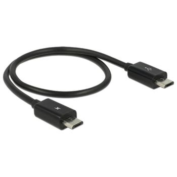 Cable USB Delock 83570 0,3 m USB 2.0 USB B Negro