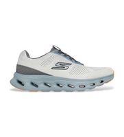 skechers para hombre 217020 zapatillas go walk glide step 20 vic blanco grisaceo 41 plano cordones casual deportivo multideporte