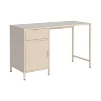 escritorio de acero laminado 1 cajon beige