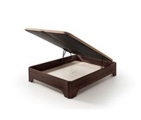 canape matris abatible elevado con patas elegance wengue 150x200 con montaje