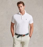 polo ralph lauren para hombre 710713130003 polo custom slim fit blanco xxl casual algodon manga corta