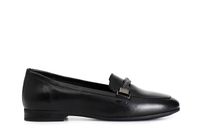 mocasines de piel con horsebit de pedreria black 37