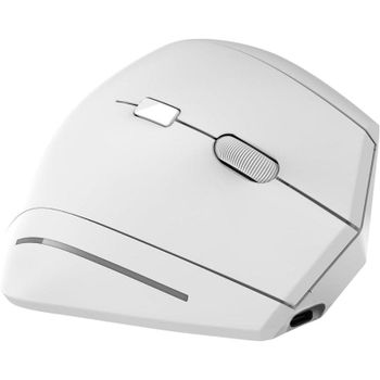 Ratón TnB Ergonómico Vertical Inalámbrico Bluetooth 1600 DPI Blanco Recargable