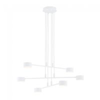 lampara colgante operis blanco 6 luces