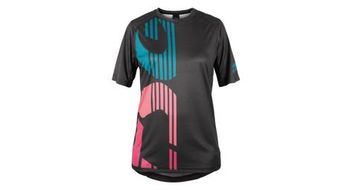 Maillot de manga corta tsg trio negro rosa azul