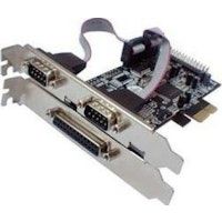 Longshine Serial & Parallel PCIe Card tarjeta y ad