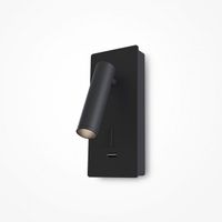 aplique de pared led con usb mirax 3w