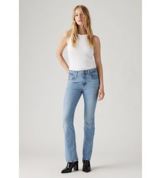 Levi's para mujer. 18759-0116 Jeans 725 Altos azul (31/32), Casual, Algodón, Denim