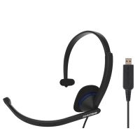 koss cs195 usb auricular con microfono negro