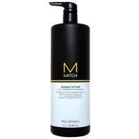 paul mitchell mitch double hitter 2-in-1 shampoo and conditioner salon size 1000ml
