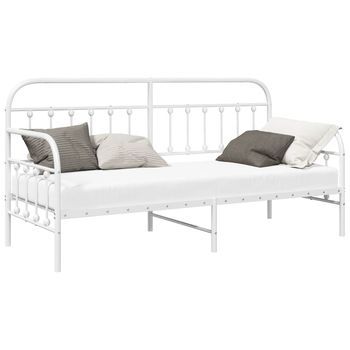 Cama Individual | Cama Para Adulto | Estructura De Cama De Día 75 X 190 Cm