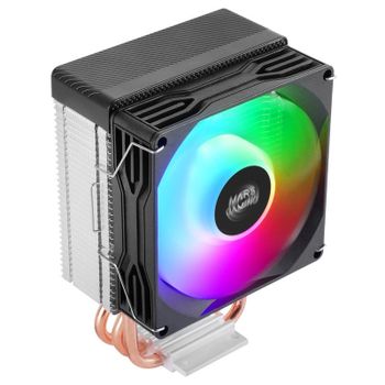 Mars Gaming Mcpu-x3 Disipador Cpu 190w 3x Heatpipes Ventilador Pwm Fdb Frgb Sff/mini-itx Negro