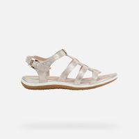 geox sandal vega mujer beige claro