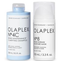 olaplex clarifying shampoo bundle no4c and no8